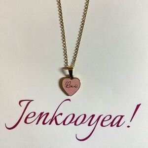 Gold Heart Pendant Necklace